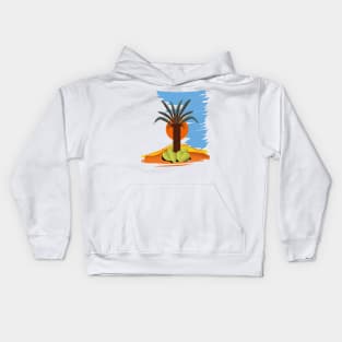 Retro Palm island Kids Hoodie